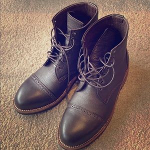 Hand-made leather boots!